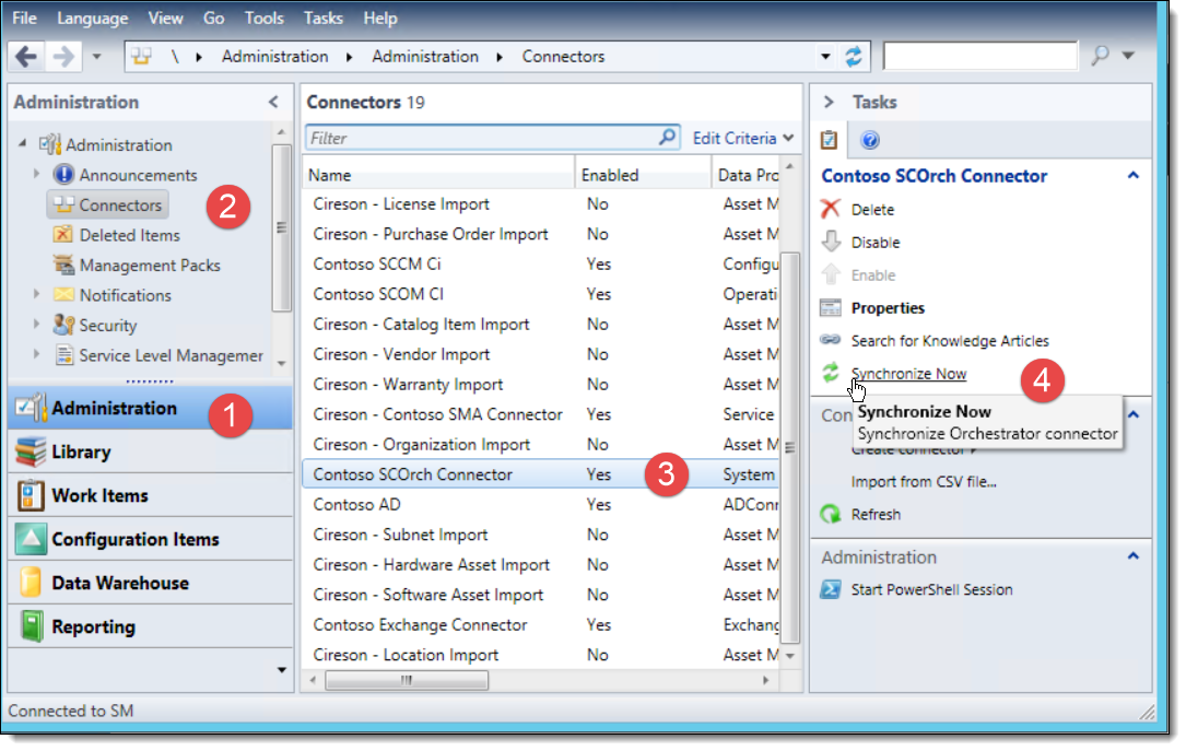 Re-run the Orchestrator Connector